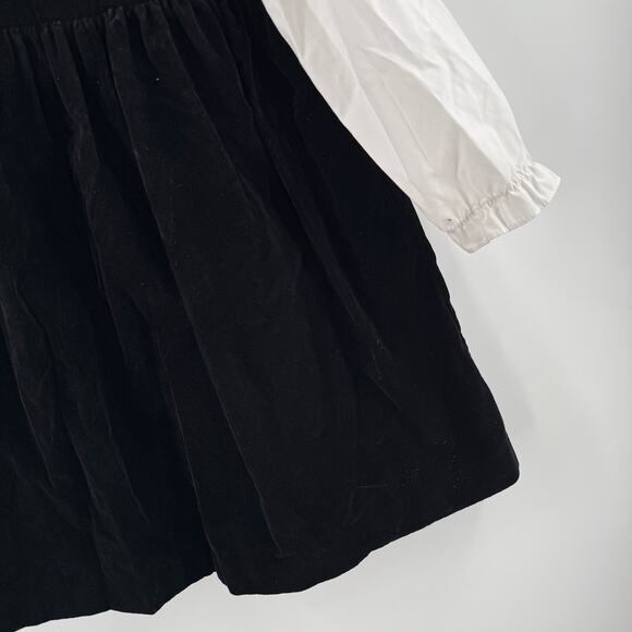 Vintage Oshkosh Collection Velvet Dress Size 4 90's Black Christmas Nutcracker - Picture 12 of 16